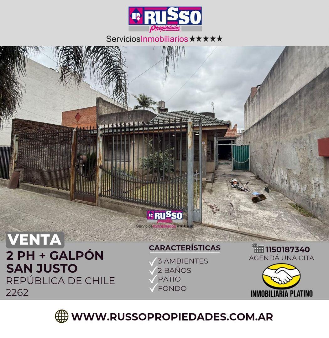 Venta 2 PH y galpón San Justo