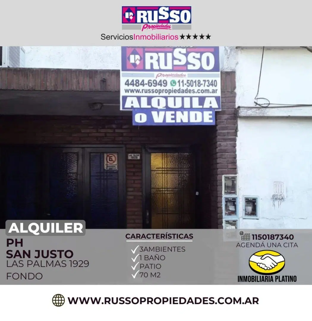 Venta PH 3 Ambientes, San Justo 1