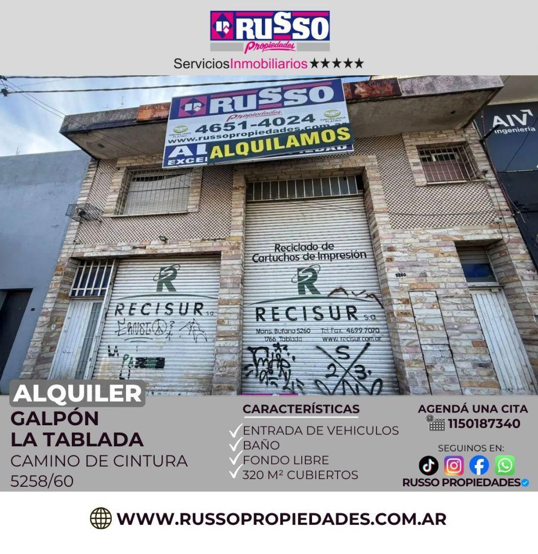 Foto de Alquiler galpon 320 m² cubiertos Tablada, imagen 2