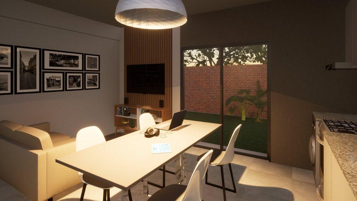 VENTA DPTO 1 DORMITORIO CON DOBLE PATIO