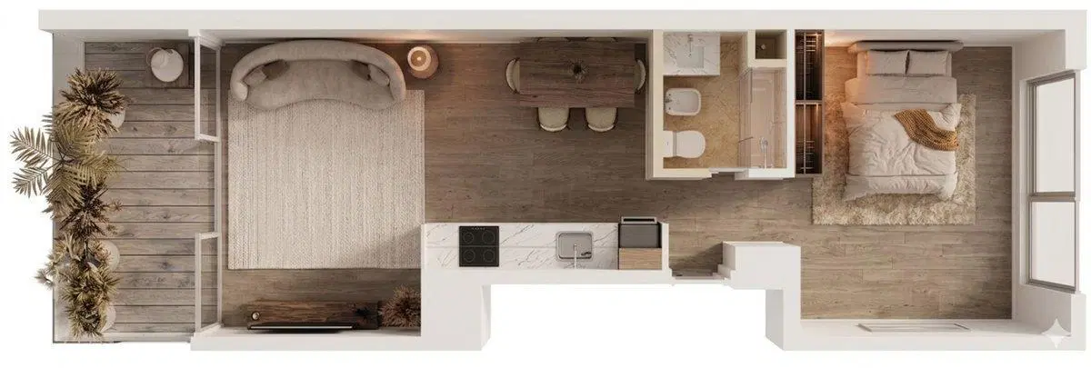 Departamento en Barrio Candioti 5