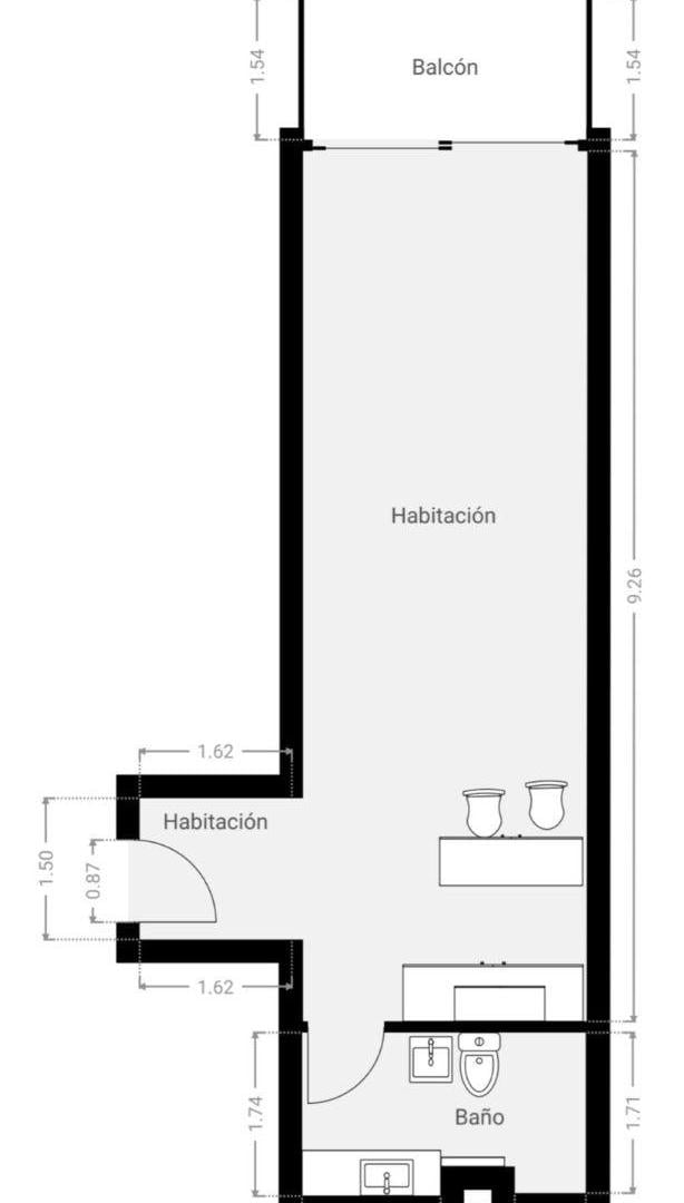 Foto de Monoambiente Apto Profesional con Posesión Inmediata - Núñez | CERVI, imagen 2