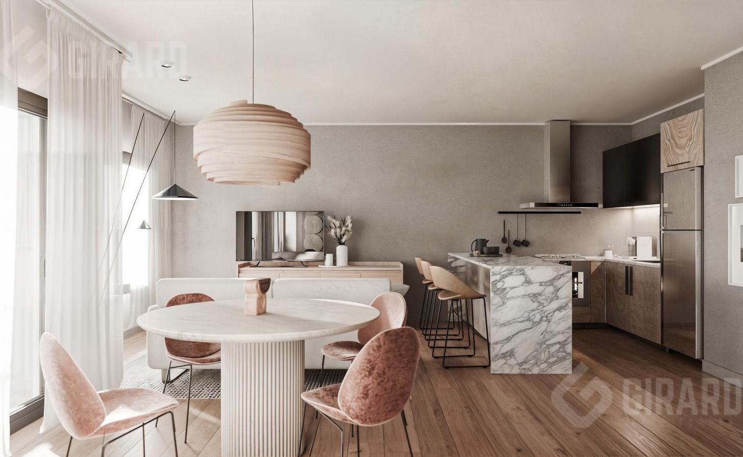 Departamento en venta e 2 amb a estrenar, zona Chauvin.