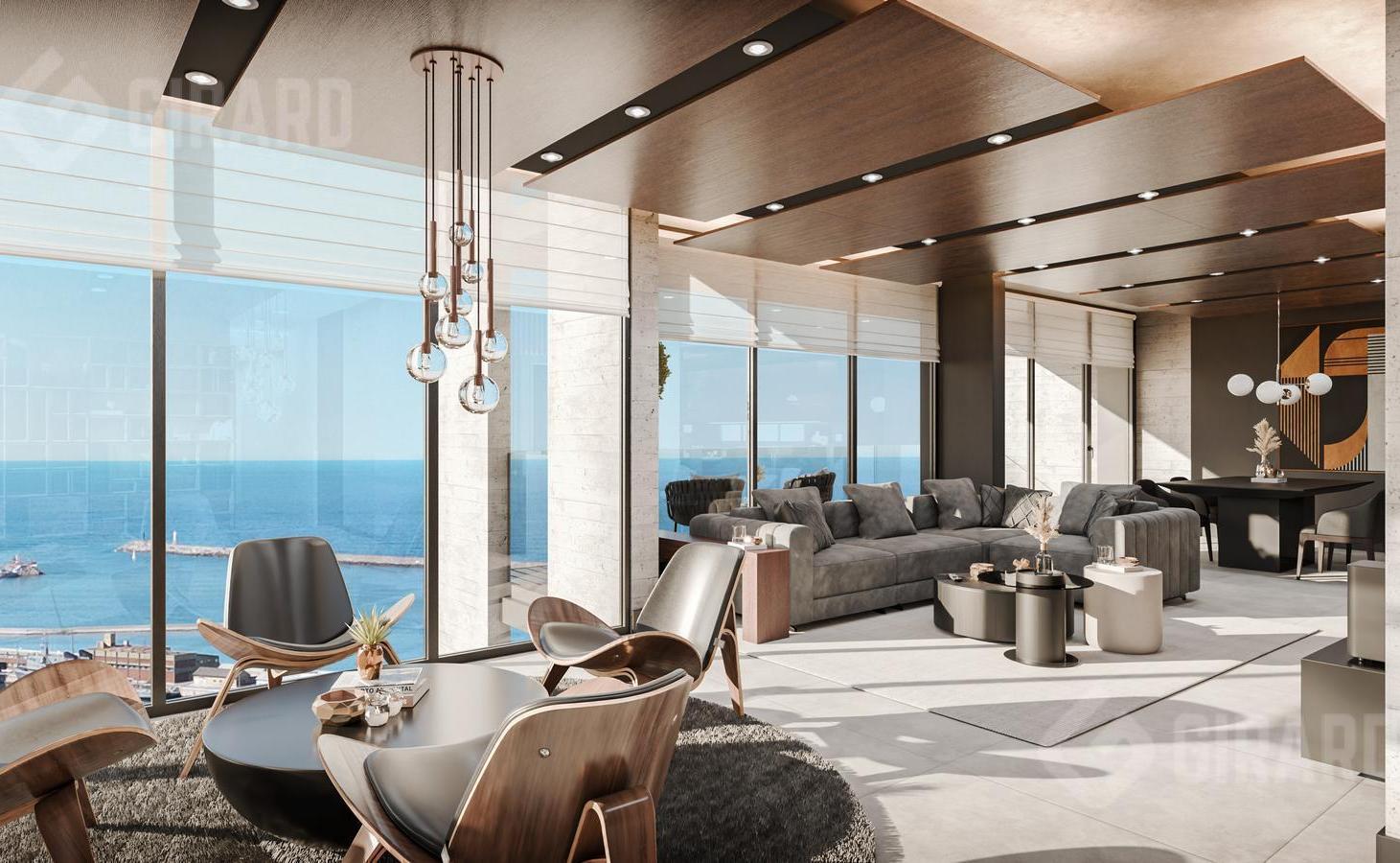 Piso en venta 3 ambientes con vista al mar , Linehouse Alem Seaview. Zona Playa Grande de 155 mts
