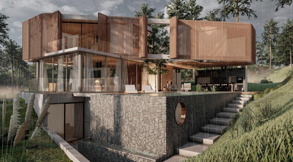 Casa de 5 Dorm. a La Venta en Carilo. Proyecto Cerezo 1