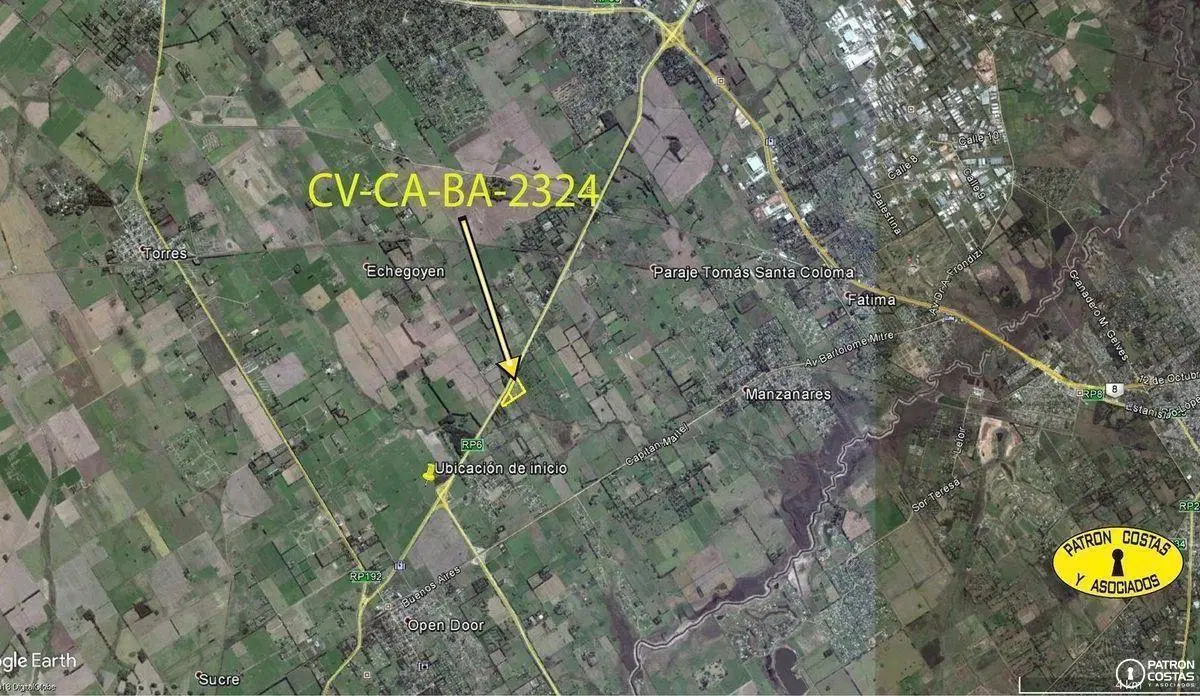 2.8  HAS  RUTA 6 OPENDOOR -AGRICOLA- TAMBIEN 6 HAS 5