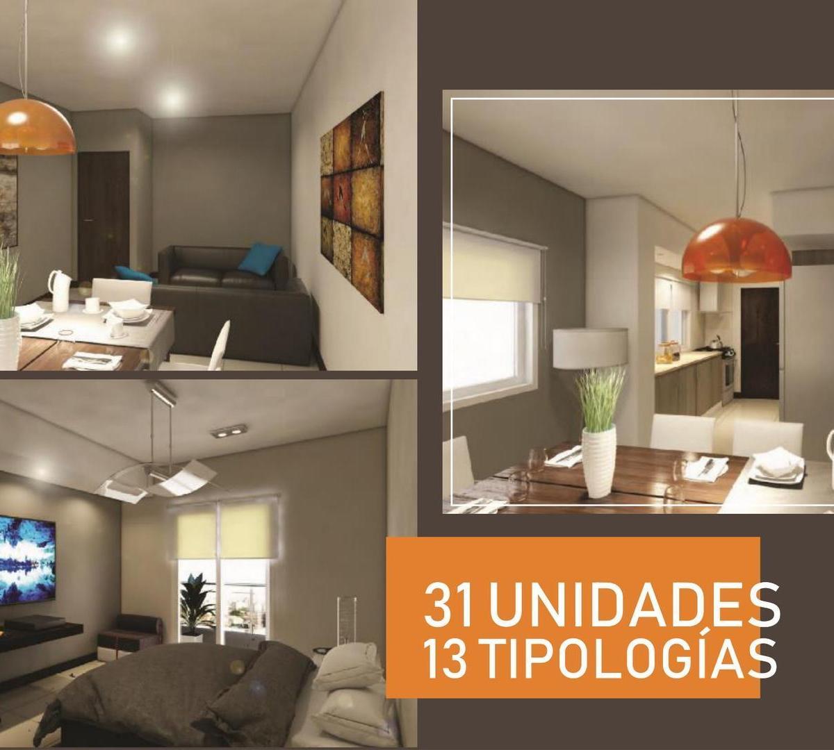 Exc. Depto Vta 1 Dorm C/balcon en Obra Mitre Al 1200 2