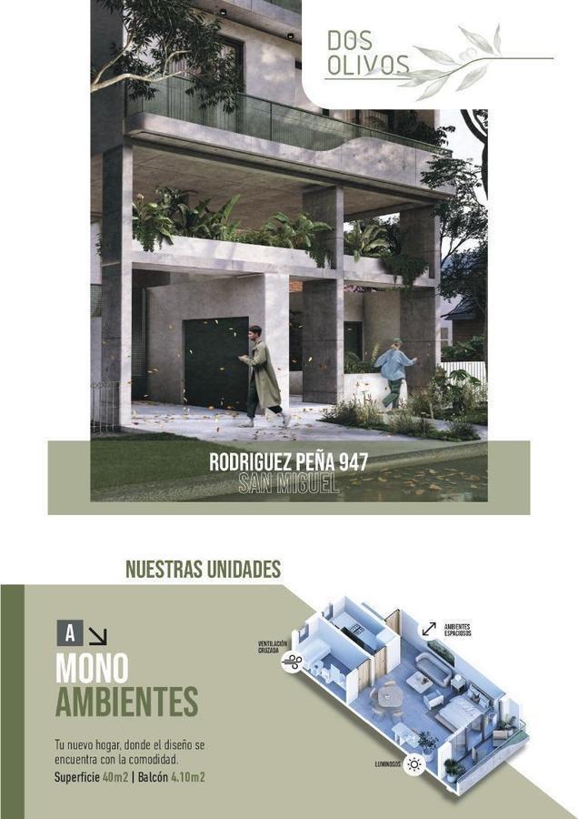 Departamentos de pozo en edificio DOS OLIVOS, San Miguel