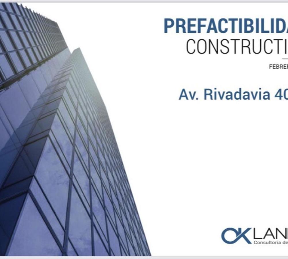 Terreno de 16 x 60 mts. s/ Av. Rivadavia. USAB 2. Almagro Premium. ALMAGRO