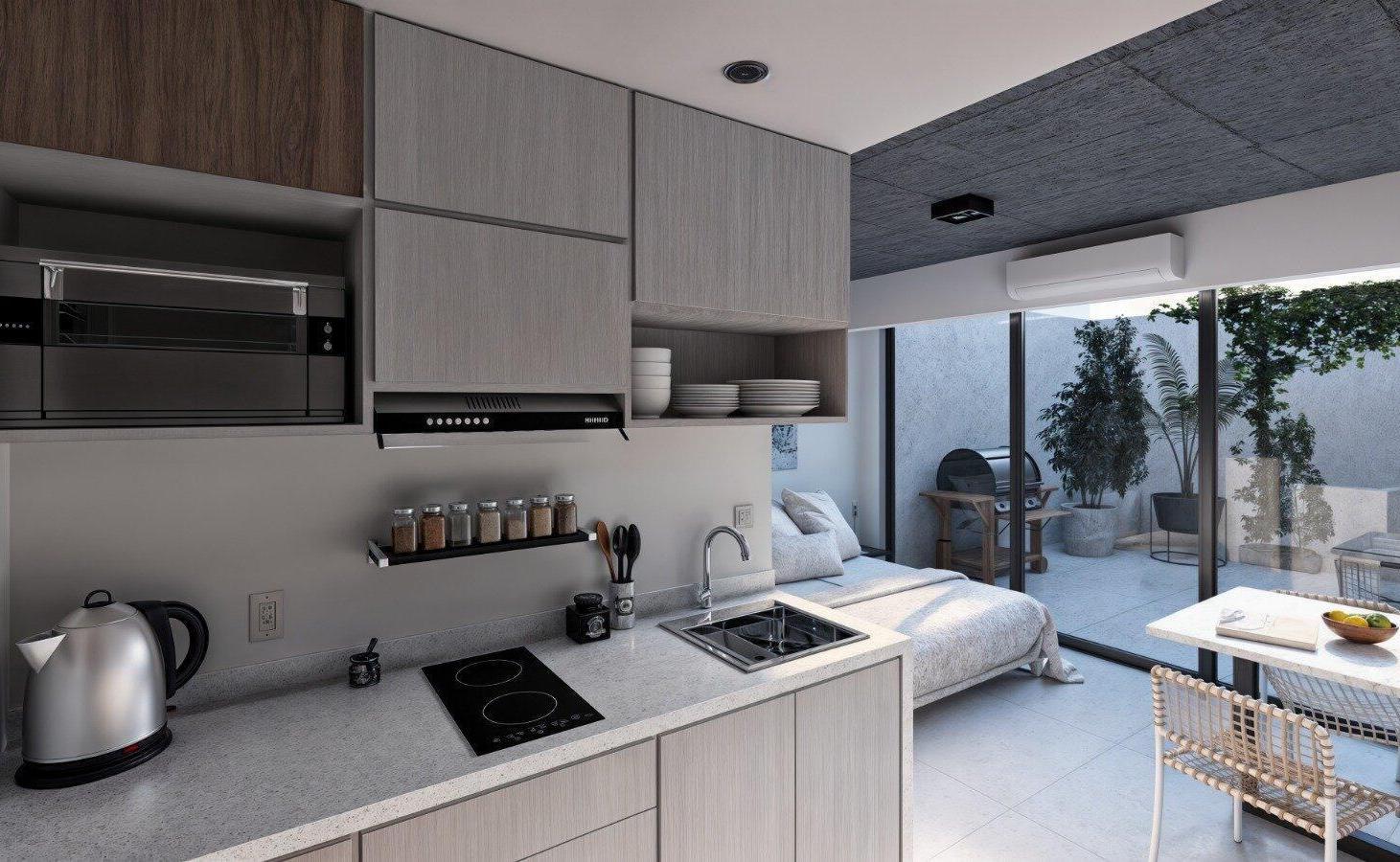 Venta Monoambiente en Recoleta con Patio