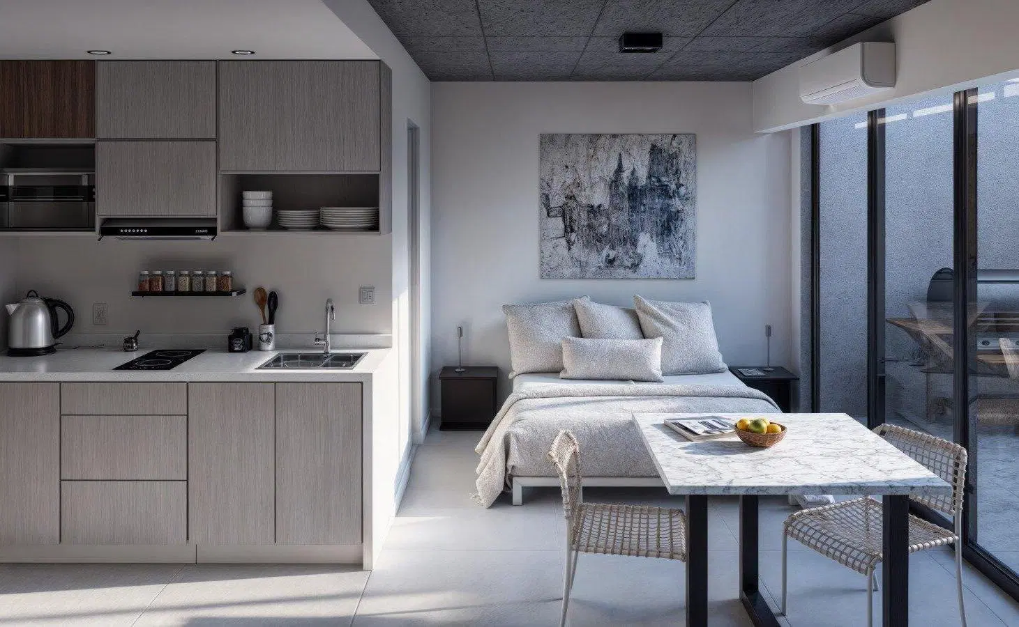 Venta Monoambiente en Recoleta con Patio 2