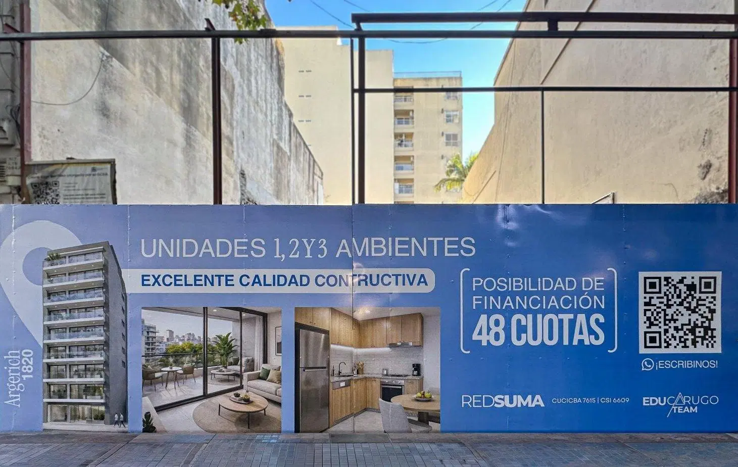 Venta depto. 2 ambientes con Balcón 5