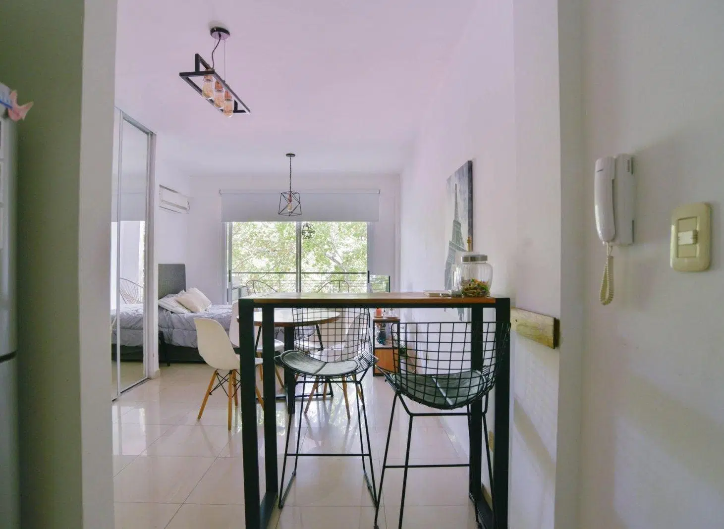 Estudio luminoso con balcón y pileta en Palermo Hollywood 5