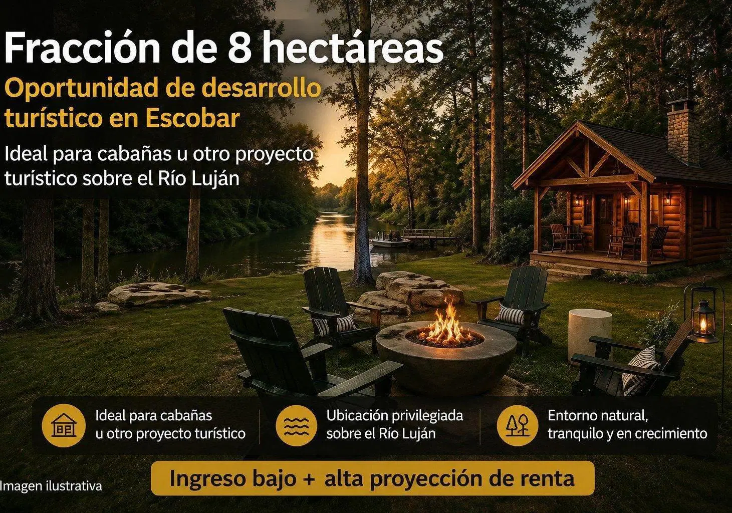 OPORTUNIDAD DE INVERSIÓN – 8 HECTÁREAS SOBRE EL RIO LUJAN EN ESCOBAR 5