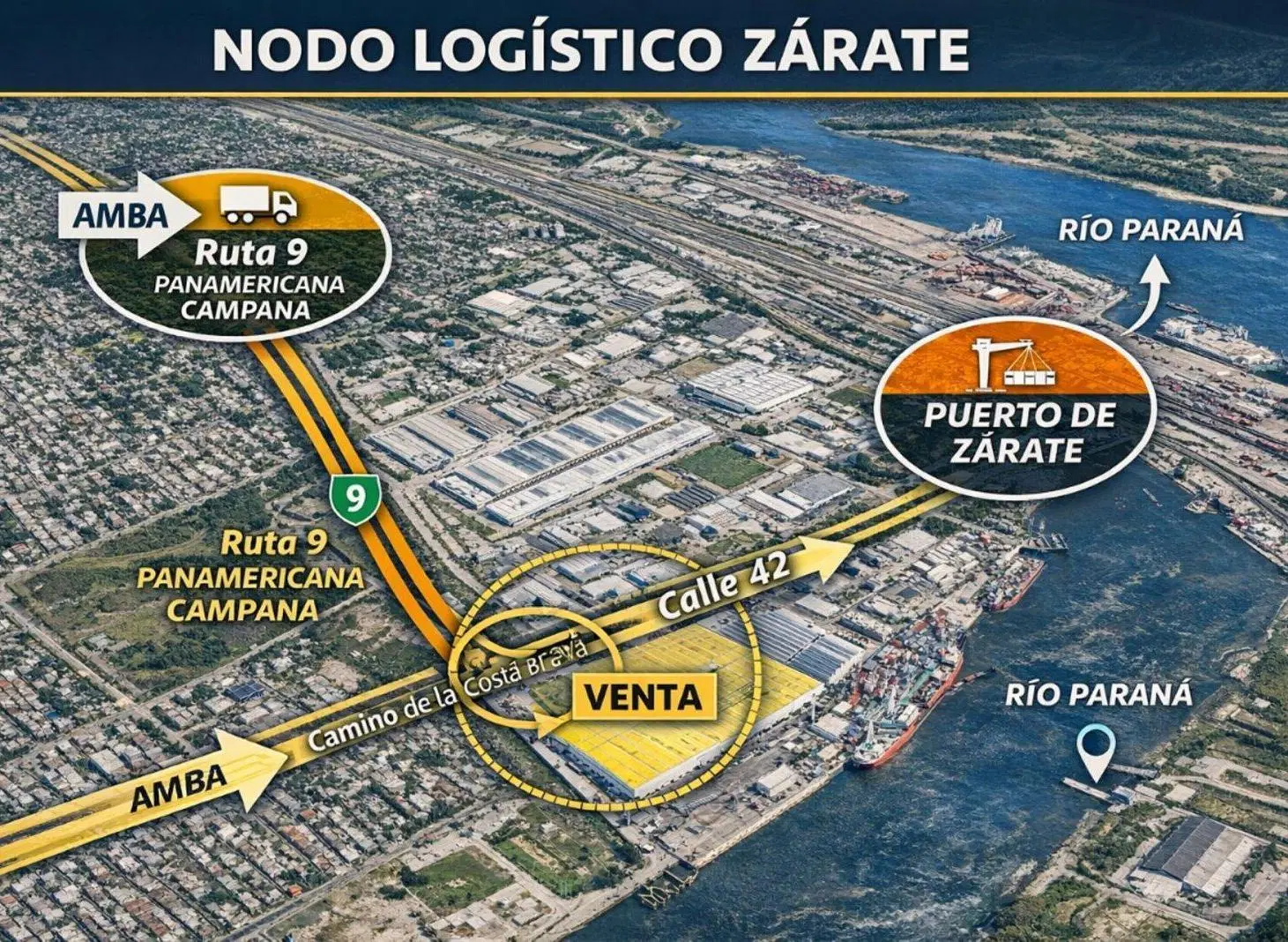 venta Complejo logistico Triple AAA | 15.000 m² en Zárate | Escala Única 3