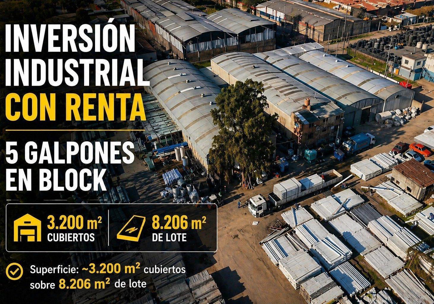 Foto de VENTA EN BLOCK 5 GALPONES OPORTUNIDAD 9 DE ABRIL RENTADO, imagen 3