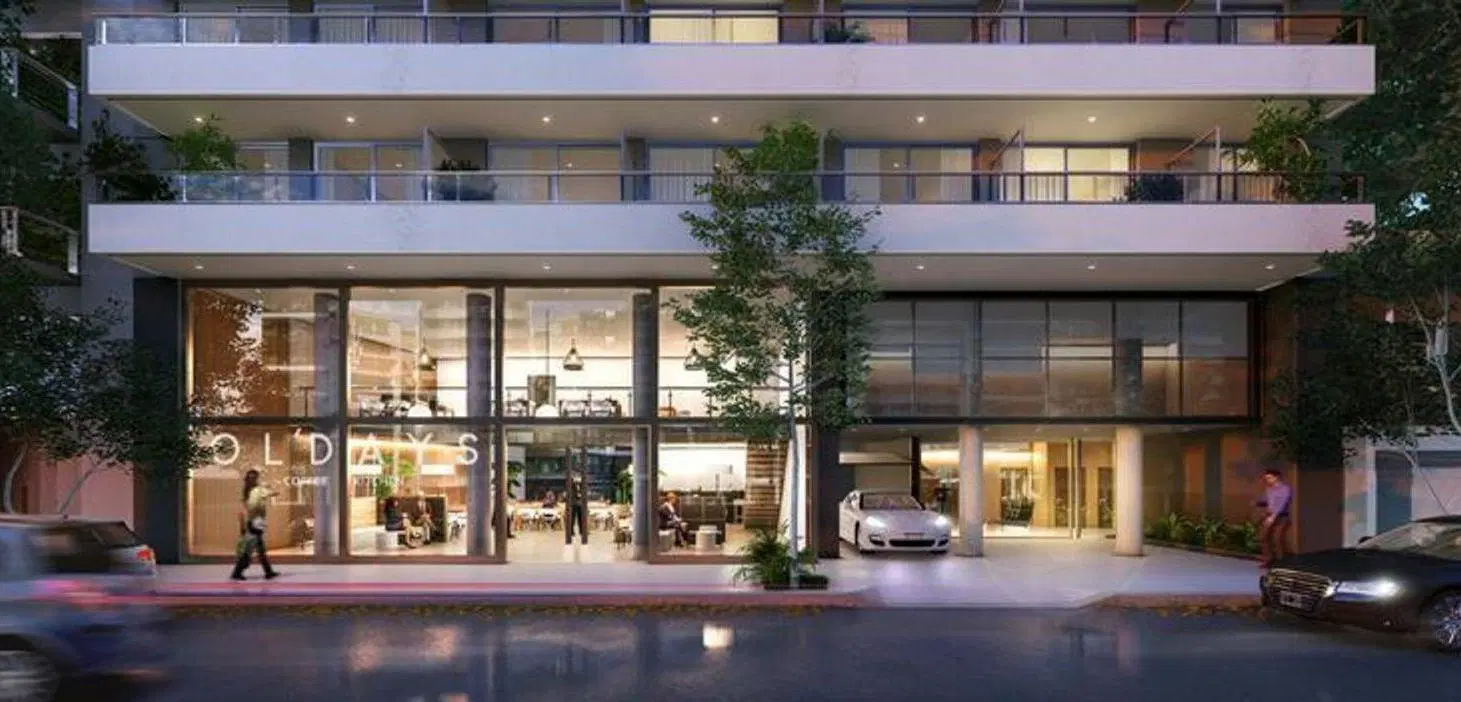 Venta 2 ambientes con gran terraza Palermo 3