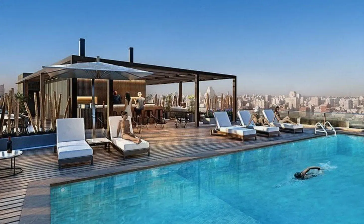 Venta 2 ambientes con gran terraza Palermo 4