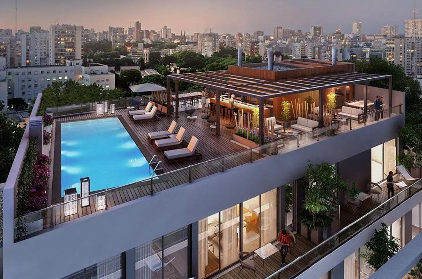 Venta 2 ambientes con gran terraza Palermo 2