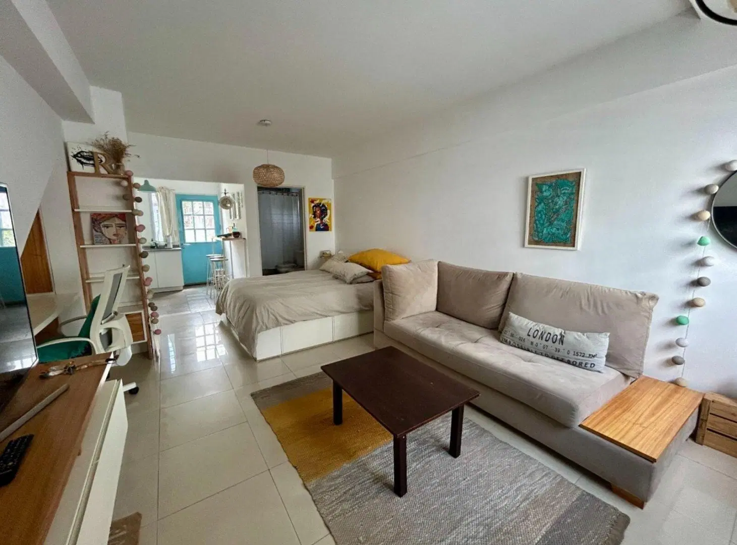 Alquiler Monoambiente Amoblado con balcon Saavedra 4