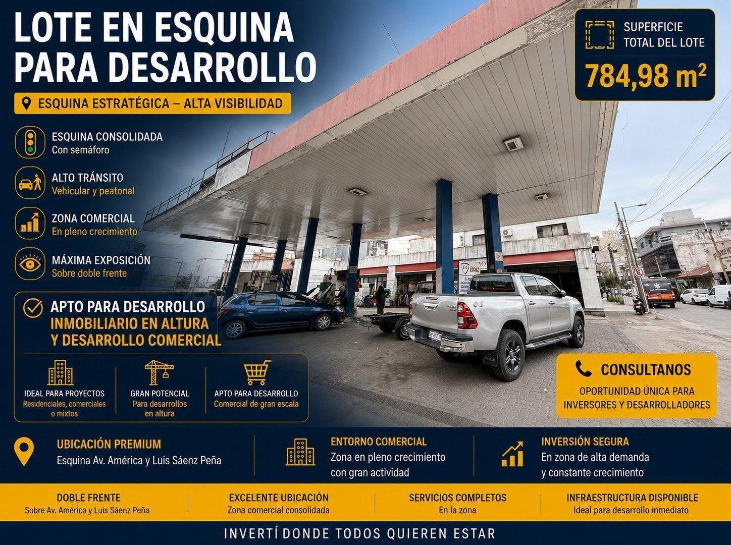 Foto de LOTE PREMIUM PARA DESARROLLO – PB + 7 PISOS EN ESQUINA ESTRATÉGICA, imagen 4