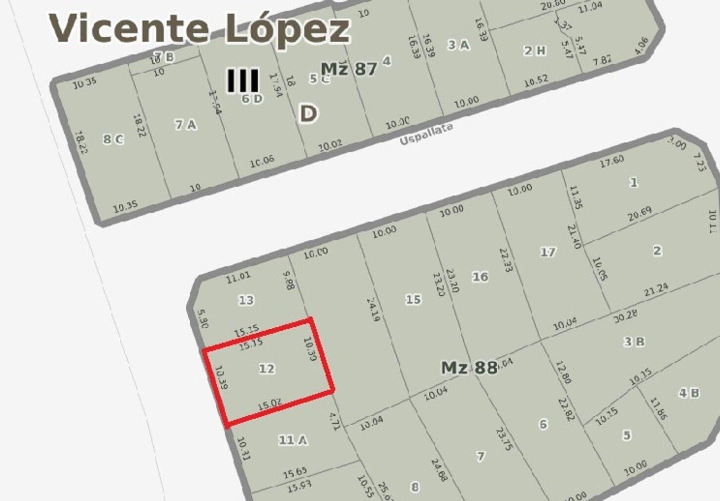 Foto de VENTA TERRENO EXCELENTE UBICACION - VICENTE LOPEZ, imagen 2