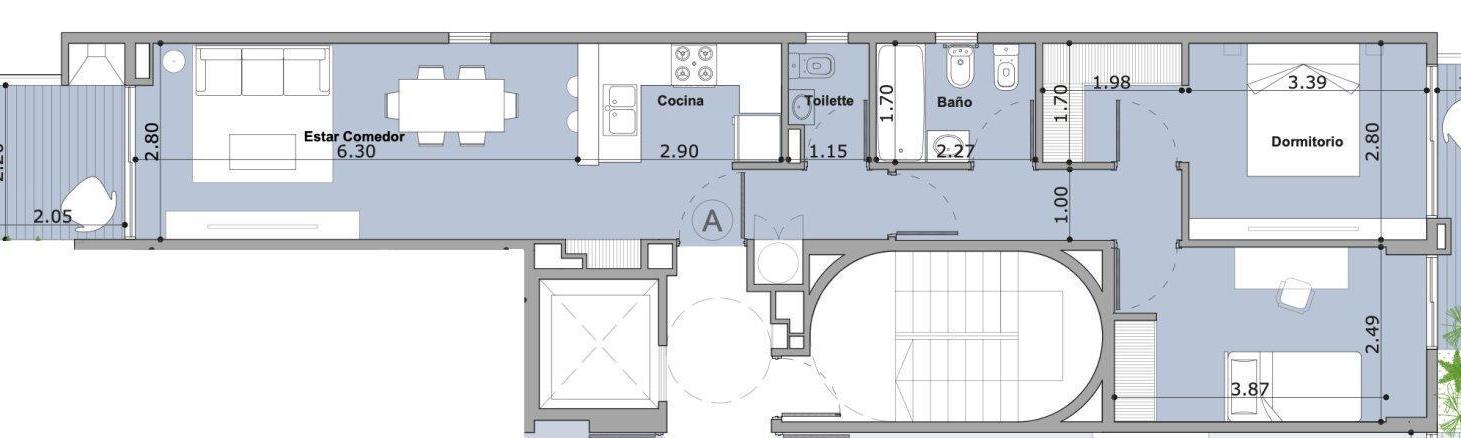 Foto de Venta Dpto. 3 Ambientes C/ Balcón aterrazado y parrilla - Amenities, imagen 1
