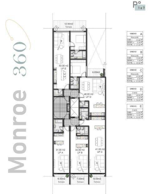 Foto de EMPRENDIMIENTO MONROE 360 - MONOAMBIENTE CON BALCON TERRAZA - BELGRANO, imagen 5