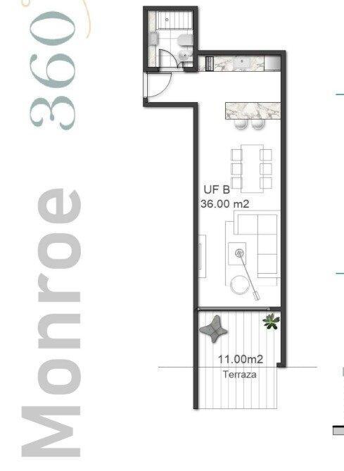 Foto de MONROE 360 | Monoambiente Premium con Balcón Terraza | Belgrano, imagen 4