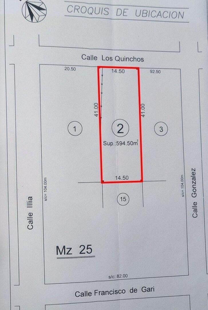Foto de VENTA LOTE SAN VICENTE LA MERCED 595M2, imagen 5
