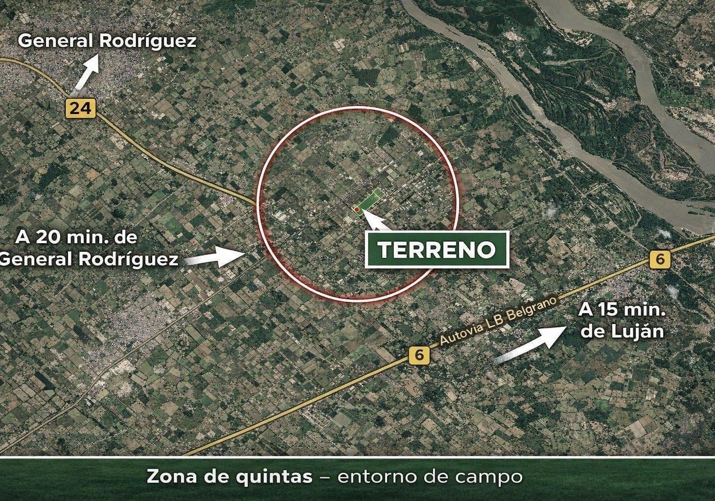 Foto de Terreno 20x55 m Oportunidad - General Rodriguez -, imagen 3