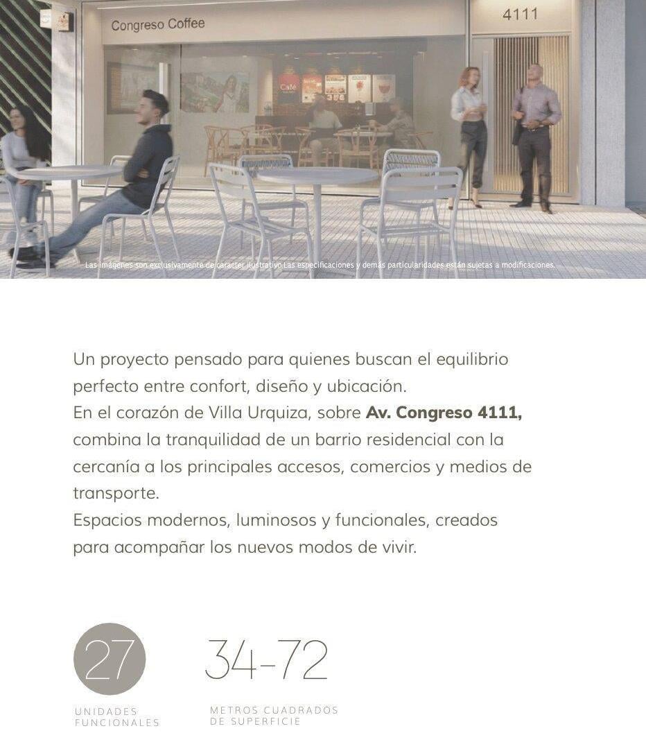 Foto de Venta de Monoambiente de pozo con balcón - Villa Urquiza, imagen 4
