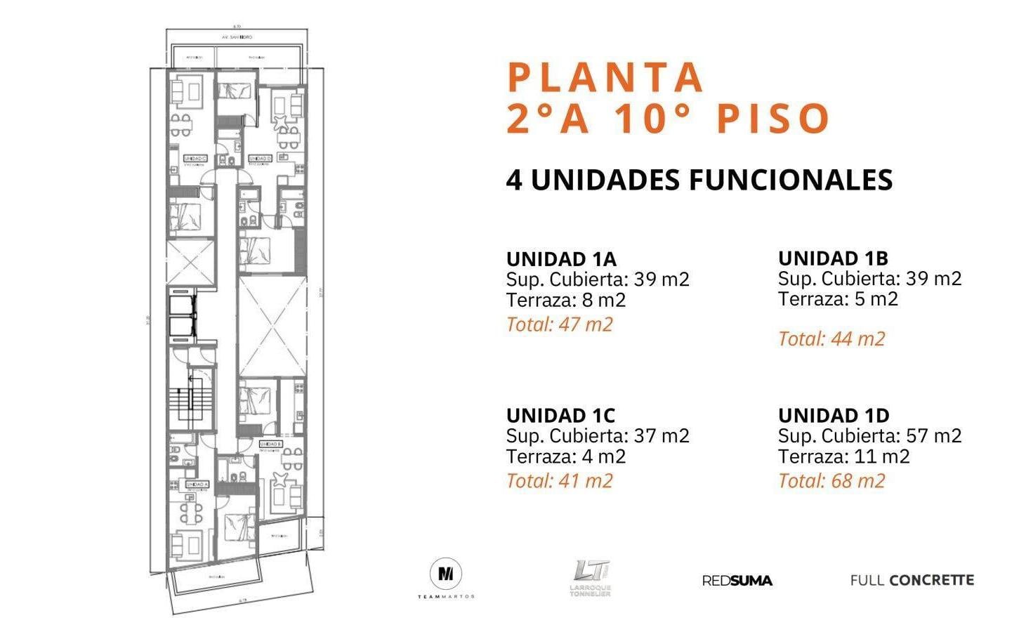 Foto de VENTA DEPARTAMENTO 2 AMBIENTES 6TO PISO EN CONSTRUCCIÓN C/ BALCÓN Y, imagen 2