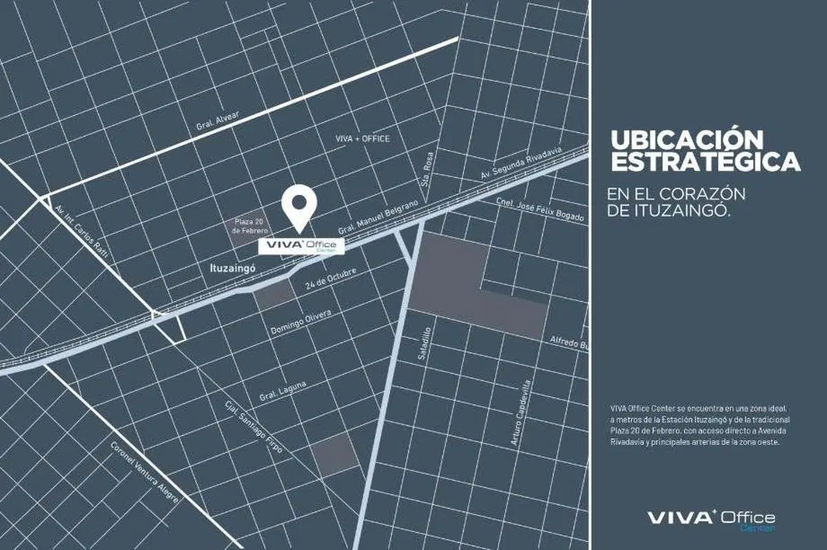 Oficina comercial de 46 m² en venta en Ituzaingó Norte 3