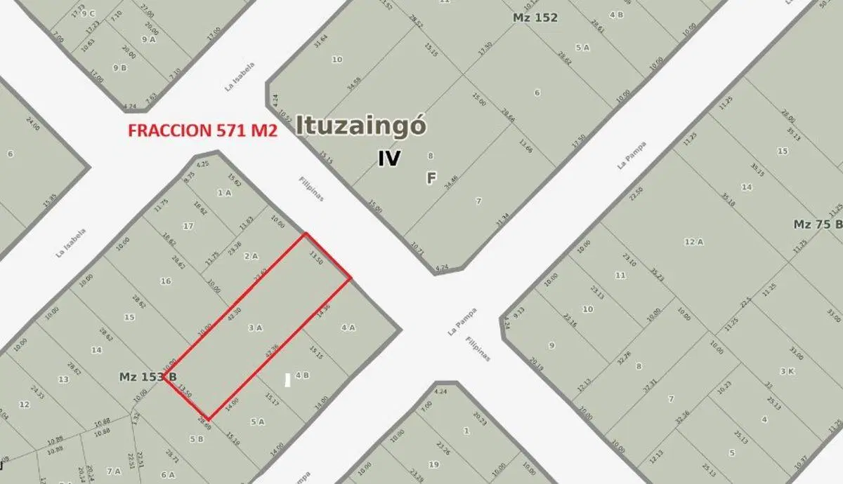 Terreno de 571 m² en venta en Villa Udaondo 2