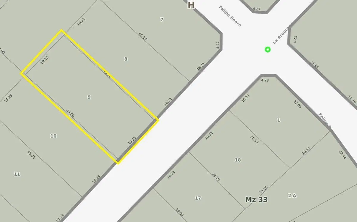 Terreno de 865 m² en venta en Villa Udaondo 4