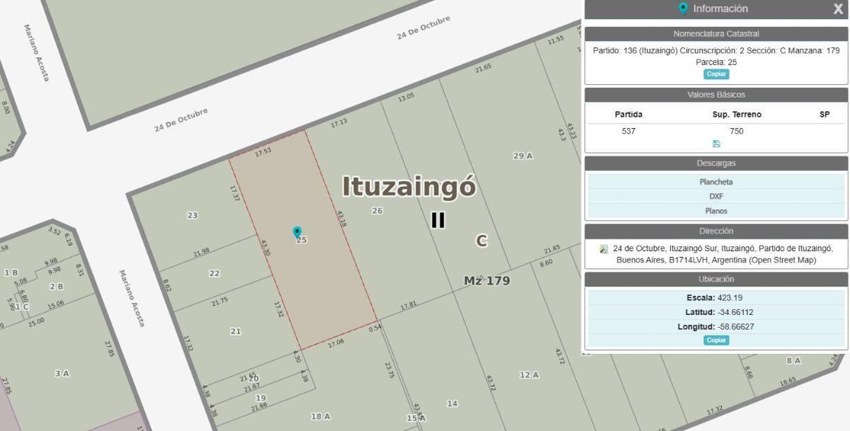 Foto de LOTE PARA EDIFICIO EN VENTA EN ITUZAINGO, imagen 5