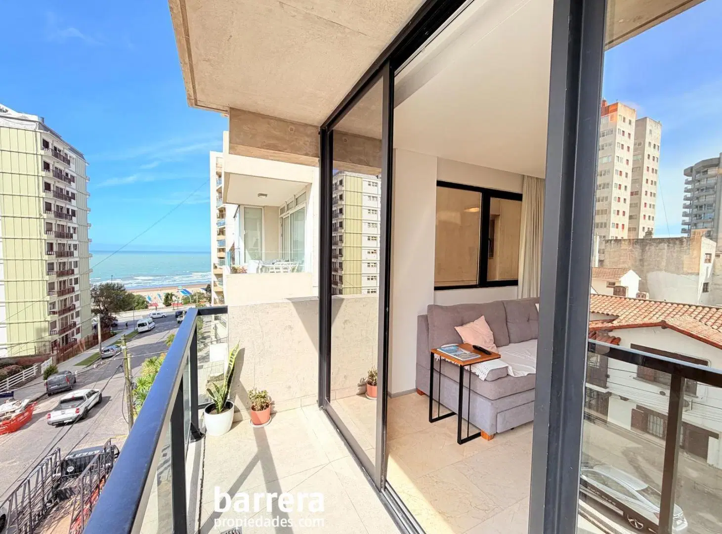 2 amb Moderno con Cochera y Vista Lateral Mar - Playa Grande (Se vende con muebles) 5