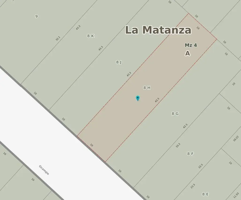 Casa 4 ambientes 0 dormitorios. | OCAMPO al 3100 2