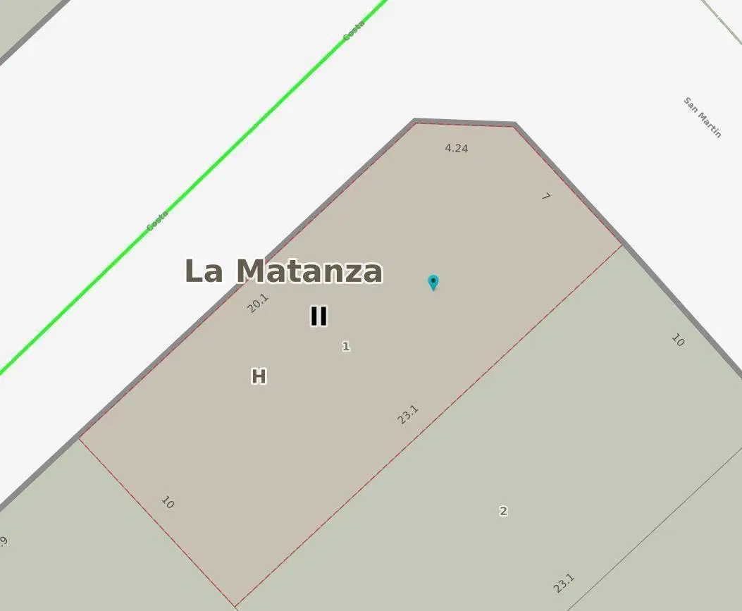 Lote . | Av. San Martín al 800 1