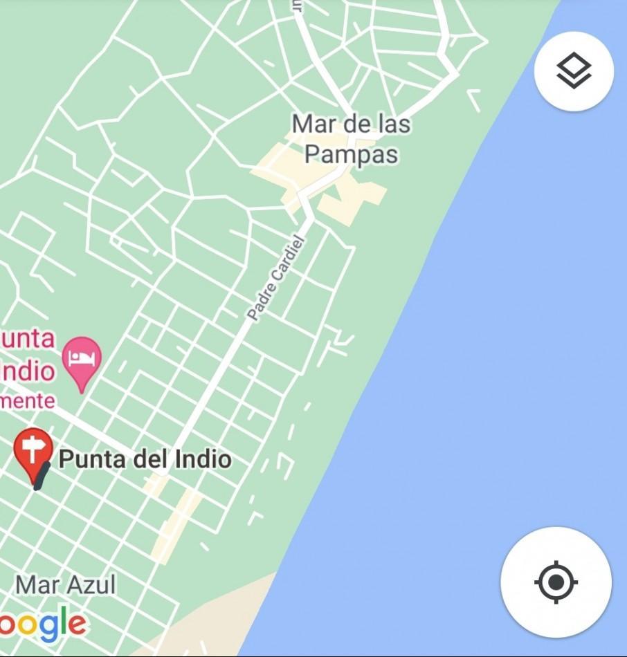 Lote en Mar Azul. Calle Punta del Indio. a 600 m del Mar. Lote de 10x35 2