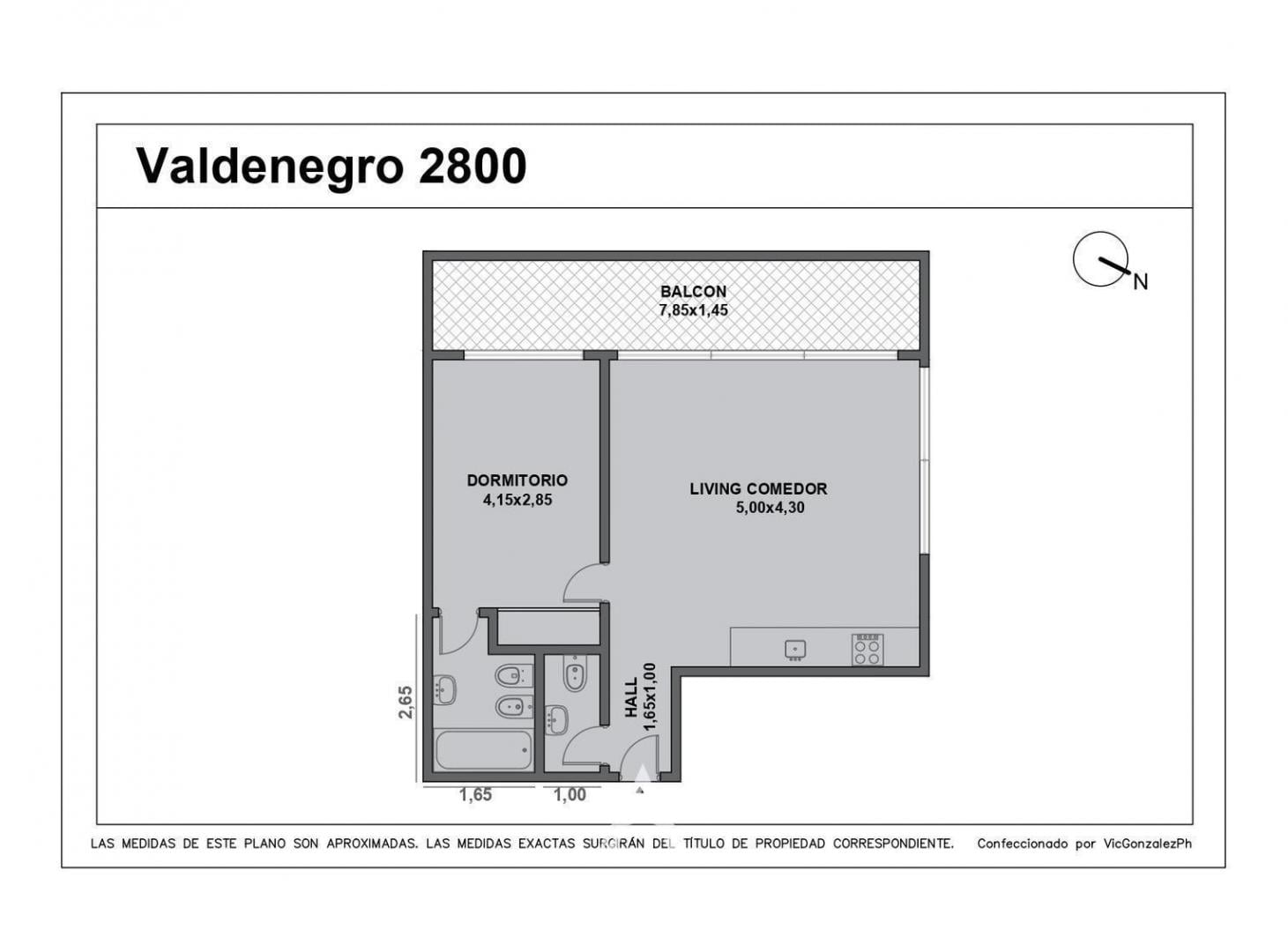 Foto de Espectacular Departamento de 2 Ambientes con Balcón y Vista Panorámica, imagen 2