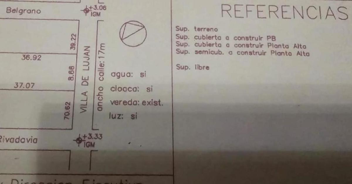 Terreno en venta con proyecto y planos aprobados- Sarandí