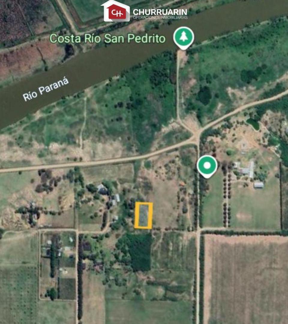 Lote de 3.045,71 m² sobre la barranca con vista al río en San Pedro