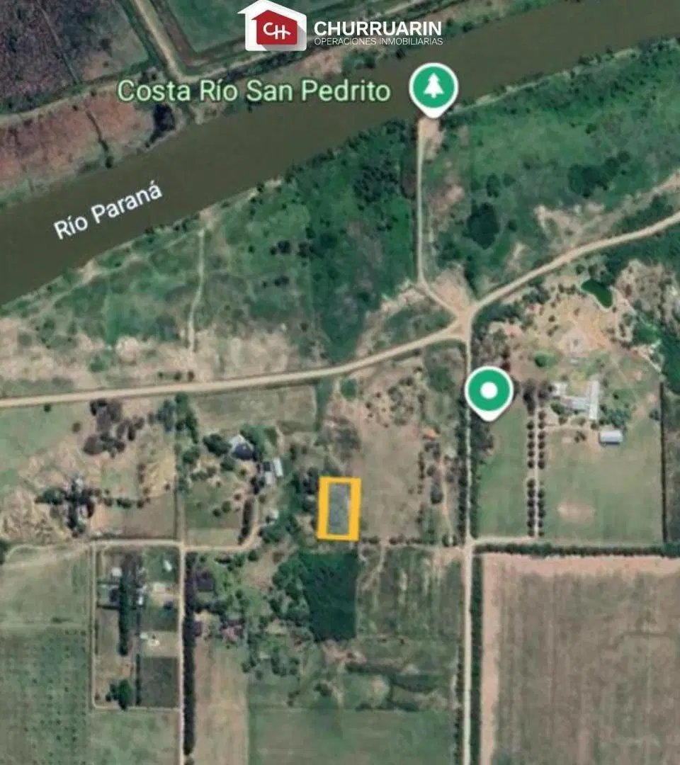 Lote de 3.045,71 m² sobre la barranca con vista al río en San Pedro 1