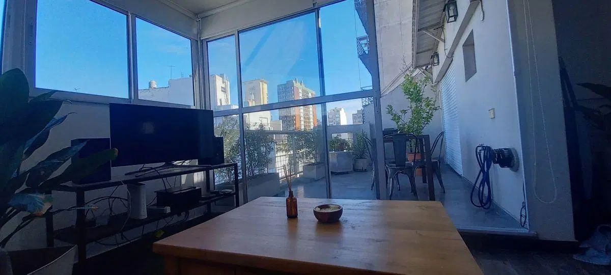 Abasto venta de 2 ambientes al frente con balcon terraza , super luminoso 4