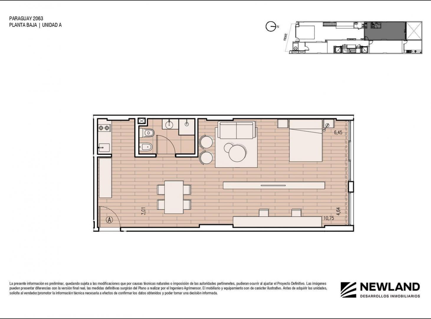 VENTA • RECOLETA • MONOAMBIENTE • APTO PROFESIONAL
