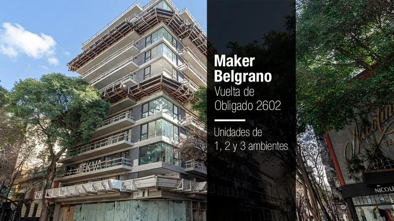 MAKER BELGRANO + EMPRENDIMIENTO EN CONSTRUCCIÓN | Unidades de 1, 2 y 3 ambientes 3
