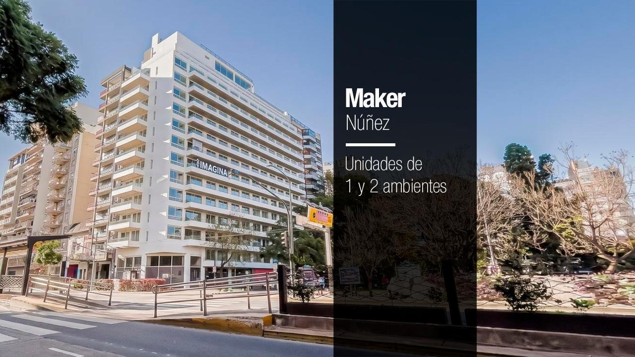 Foto de MAKER NUÑEZ + EN CONSTRUCCIÓN | Unidades de 1 y 2 ambientes, imagen 1