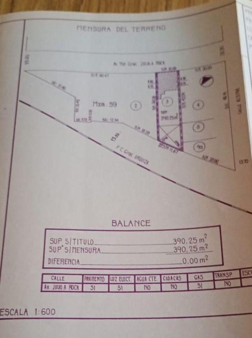 Foto de LOTE 390 M2+DEPTO+2LOCALES+PATIO+OBRA EN H°A°, imagen 5